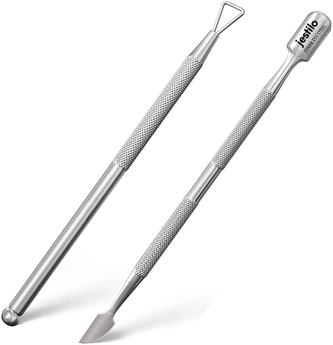 Spingi cuticole professionale per la pelle morta – Strumento per manicure e nail art (2 pezzi)