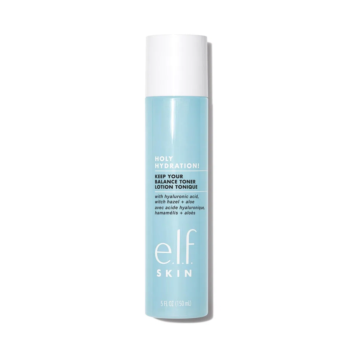 e.l.f. SKIN Keep Your Balance Toner, delicato, rinfrescante, antinfiammatorio, rimuove make-up e impurità, idrata, deterge, lenisce, infuso con acido ialuronico, amamelide e aloe