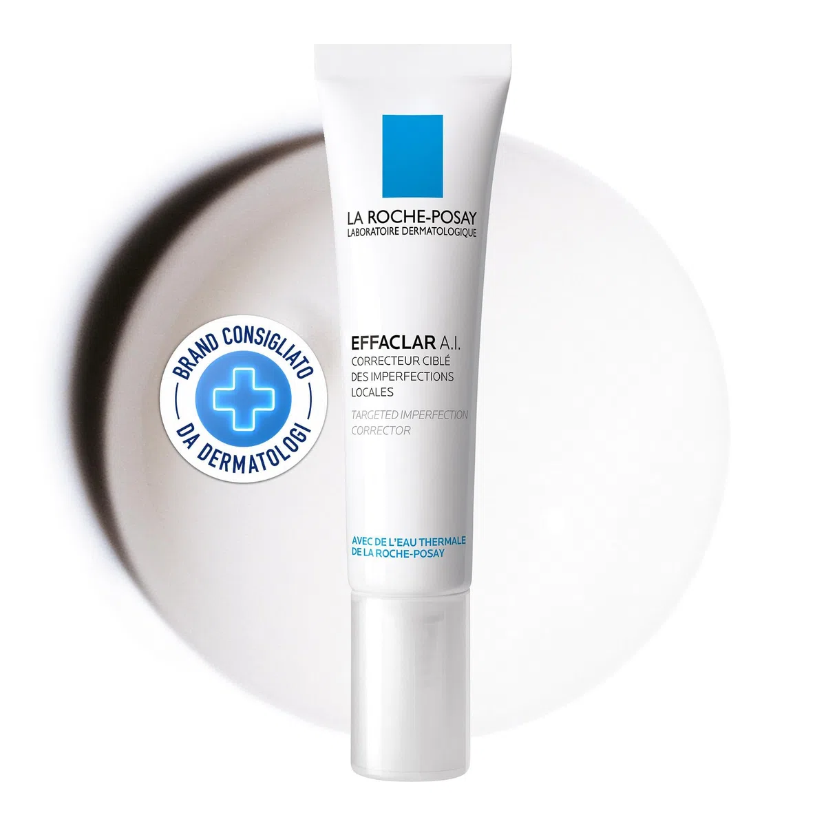 La Roche-Posay Effaclar A.I., Trattamento Anti-Imperfezioni, Per Pelle Mista, Grassa o a Tendenza Acneica, Brufoli, Punti Neri e Infiammazioni Ridotti, Arricchito Con Niacinamide e LHA, 15 ml