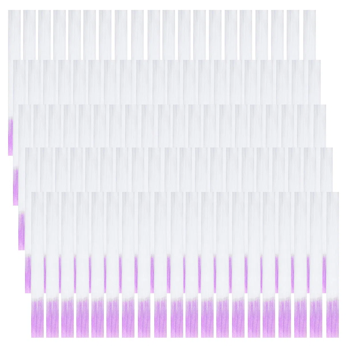 Fibra di Vetro per Unghie Kit Gel Estensione Unghie Extension Acrilico Manicure Salon Accessori per Nail Ricostruzione 100 Pezzi